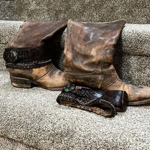 FreeBird leather brown boot